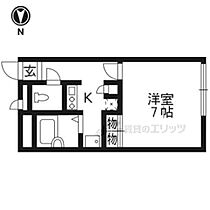 京都府京都市伏見区深草大亀谷万帖敷町（賃貸アパート1K・2階・20.28㎡） その2