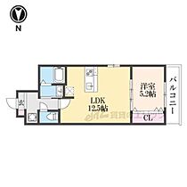 京都府京都市下京区新町通七条上ル辰巳町（賃貸マンション1LDK・2階・44.04㎡） その2