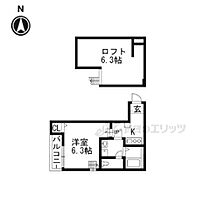 京都府京都市南区東九条石田町（賃貸アパート1K・2階・23.37㎡） その1