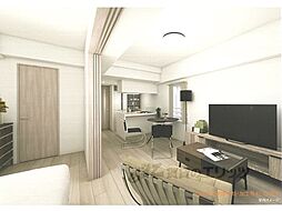 プレサンス十条凛華 715 7階1LDKのリビング/ダイニング