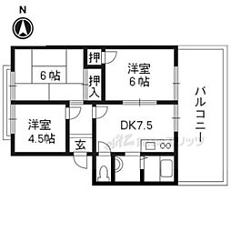 アーバン・M 3DKの間取図画像