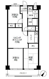 ドルチェ北越谷 3LDKの間取図画像