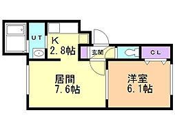 リバティ西富 1階/101