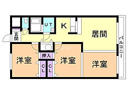 間取図画像 3LDK