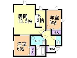 レジデンス宮田2 1階/104