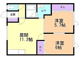 川東第3マンション 1階/105