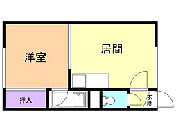 コーポラスササキ1 2階/206