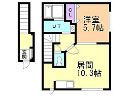 間取図画像 1LDK