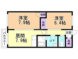 ハイツシャレード 2階