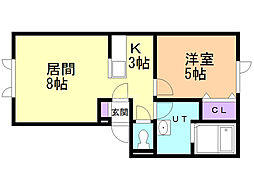 ボヌールＡ棟 2階