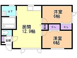 ファミール錦2号棟 1階/2
