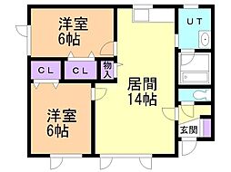 ハピネス三輪1号棟 1階/1
