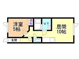レジデンスベルビュー 2階/2-A