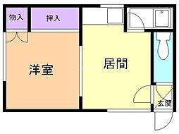 とんでん西ハイツ 1階/102