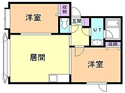 ハートフル565 2LDKの間取図画像