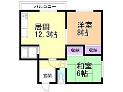 コーポ都 1階