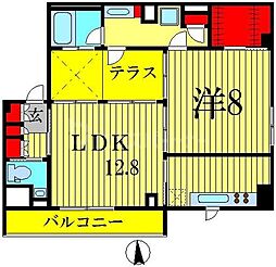 間取図画像 1LDK