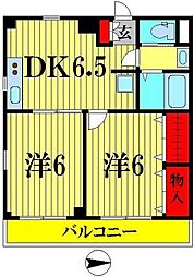 間取図画像 2DK