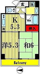 間取図画像 2K