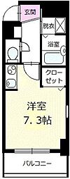 コルソエテルノ 1Kの間取図画像