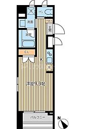 CITYSPIRE森下 ワンルームの間取図画像