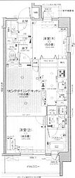 デュオステージ押上シャインコート 2LDKの間取図画像