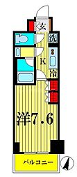 ブランシエスタ森下 1Kの間取図画像