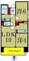 TheParkcross錦糸町レジデンス 1SLDKの間取図画像