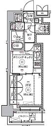 RELUXIA本所吾妻橋III 1DKの間取図画像