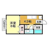 サンライフ松の木Ｂ 102 ｜ 山口県下関市形山みどり町3-43（賃貸アパート1K・1階・23.77㎡） その2