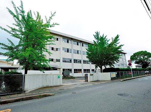 画像28:下関市立山の田中学校(350m)