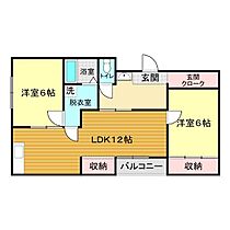 メゾン山の田 102 ｜ 山口県下関市山の田東町5-3（賃貸アパート2LDK・1階・61.62㎡） その2