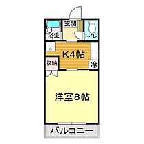 ハイライフNAMI 303 ｜ 山口県下関市一の宮町3丁目6-40（賃貸マンション1K・3階・24.50㎡） その2