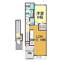 山口県下関市彦島西山町4丁目1-23（賃貸アパート1LDK・2階・48.92㎡） その2