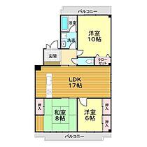 山口県下関市宮田町1丁目15-3（賃貸マンション3LDK・4階・102.06㎡） その2