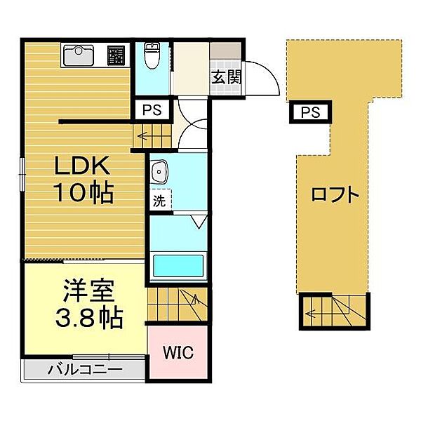 LFB APARTMENT幡生（エルエフビーアパートメント） 101｜山口県下関市幡生町2丁目(賃貸アパート1LDK・1階・37.93㎡)の写真 その2