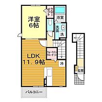 山口県下関市長府東侍町4番28号（賃貸アパート1LDK・2階・46.95㎡） その2