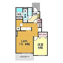 山口県下関市豊浦町大字川棚1481番地6（賃貸アパート1LDK・1階・45.89㎡） その2