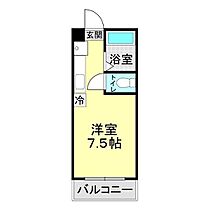 グリーンヒルズ大学町 302 ｜ 山口県下関市大学町4丁目6-29（賃貸マンション1R・3階・19.25㎡） その2