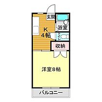 グランピア伊倉 105 ｜ 山口県下関市伊倉本町（賃貸アパート1K・1階・23.10㎡） その2