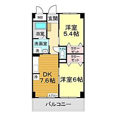 物件の間取り