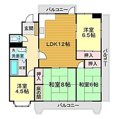 物件の間取り
