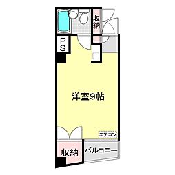 メゾンドピアネージュ ワンルームの間取図画像
