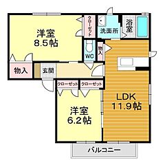 物件の間取り