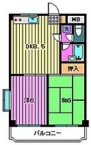 NCKビル 303 ｜ 埼玉県川口市宮町4-27（賃貸マンション2DK・3階・40.55㎡） その2