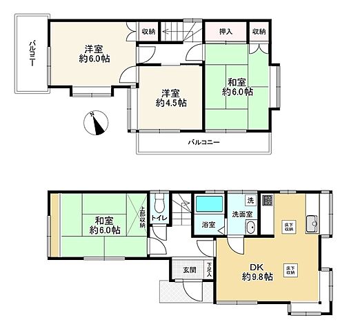 間取り 昭島市美堀町2丁目
