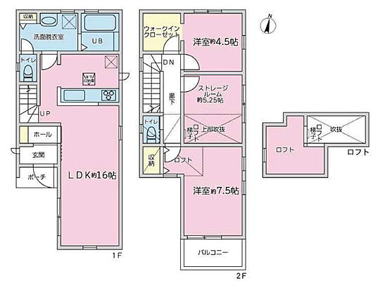 間取り 昭島市美堀町2丁目