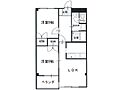 森の木ハイツ3階5.0万円