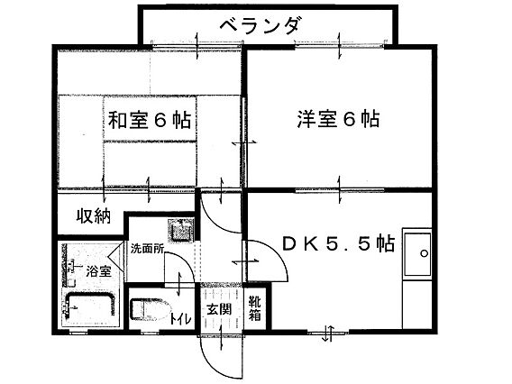 蓬畑ハイツ_間取り_0