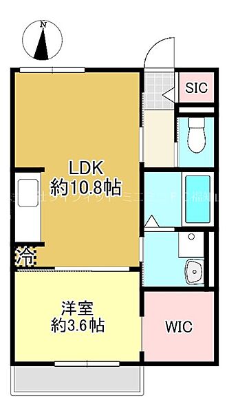 アヴニール ｜京都府福知山市字石原(賃貸アパート1LDK・2階・37.40㎡)の写真 その2